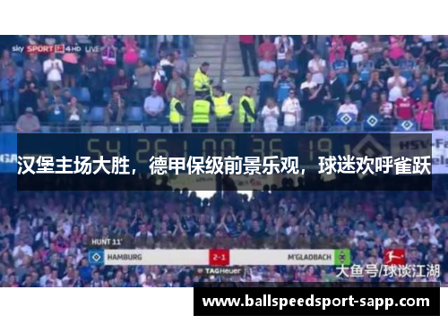 汉堡主场大胜，德甲保级前景乐观，球迷欢呼雀跃
